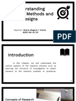 Understanding Research Methods and Designs