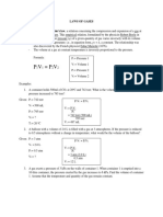 LAWS OF GASES PHYSICS