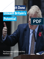 Conservative Party 2019 Manifesto