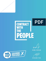 Brexit Party Manifesto 2017 2019 Contract With the People