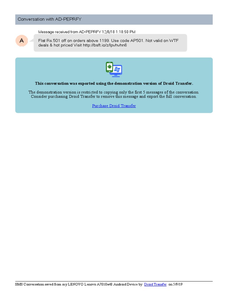 AD-PEPRFY - Messages | PDF | Business