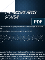 The Nuclear Model of Atom