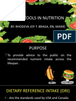 Lecture Basic Tools in Nutrition
