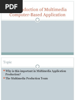 The Production of Multimedia Computer-Based Application