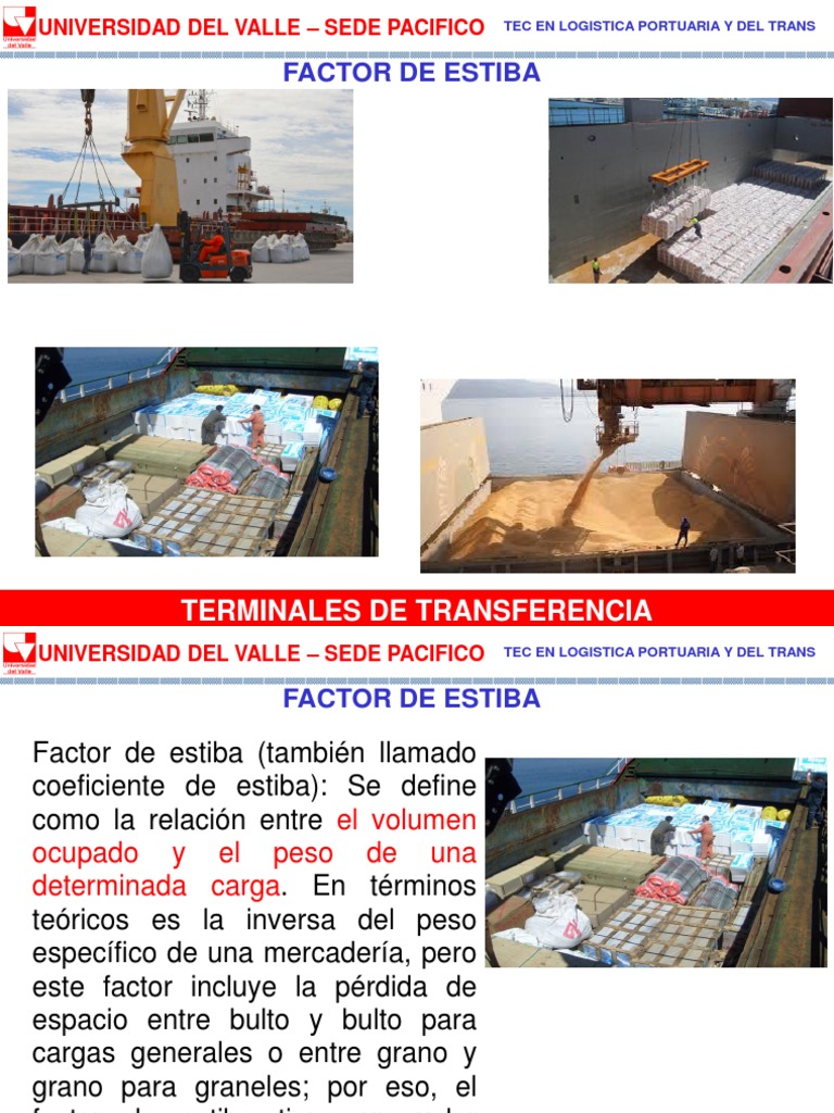 Definición y Cálculo del Factor de Estiba | PDF | Transporte | Servicio ...