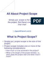 All About Project Scope