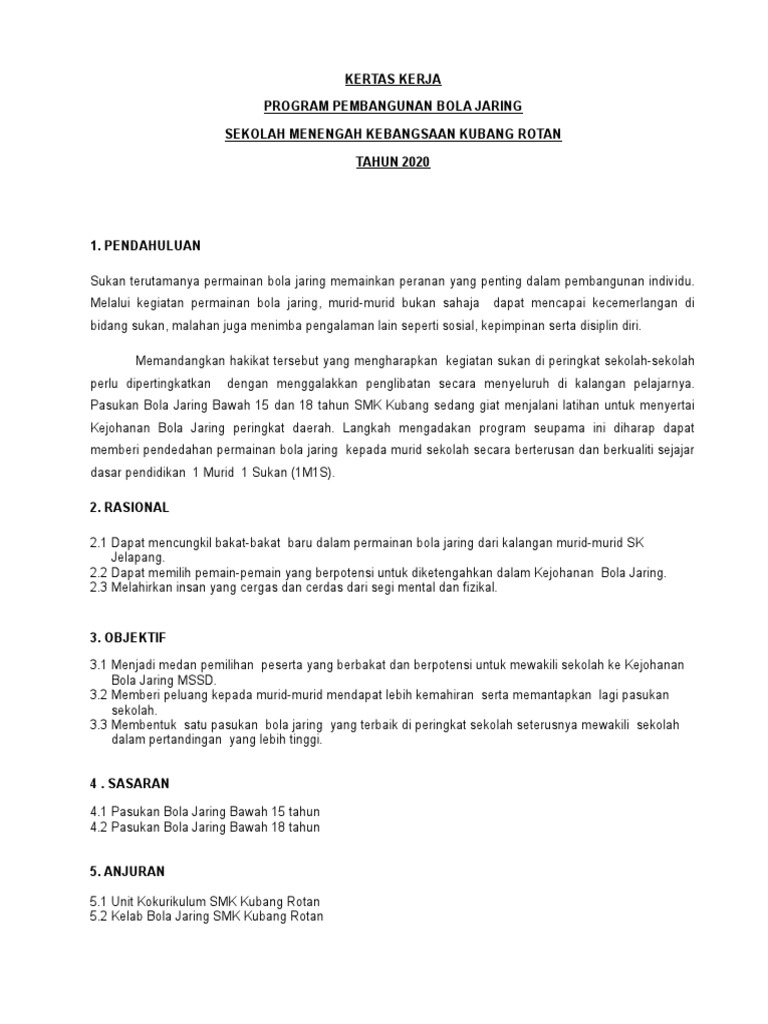 Kertas Kerja BJ 2020  PDF