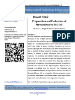 Preparation and Evaluation Ofmyoconductive Ecg Gel