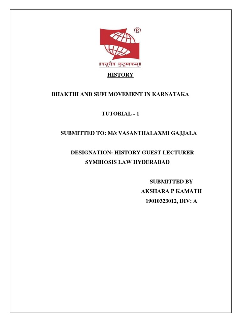 Sufi and Bhakti Movement PDF | PDF | Bhakti | Bhakti Movement