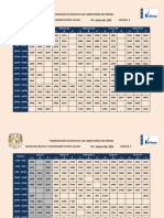 Calendarización  2020-2