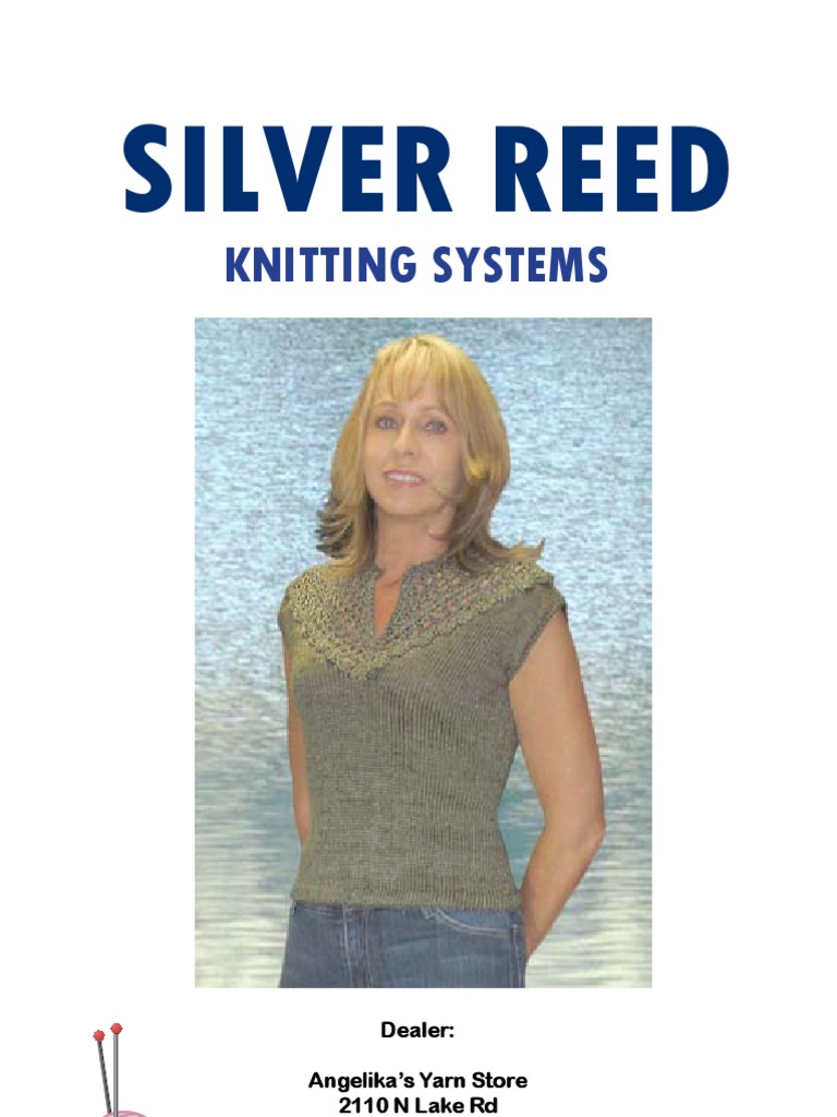 Silver Reed Knitting Machine Overview | PDF | Knitting | Gauge (Knitting)