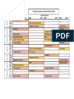 Planning des examens GC semestre I - 2019-2020