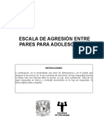 Escala de Agresión Entre Pares para Adolescentes PDF