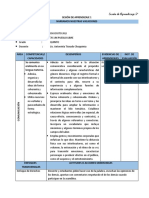 Sesión de Aprendizaje 5°