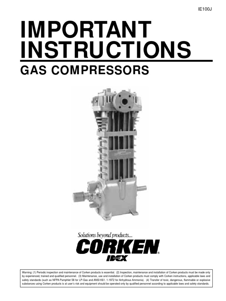 Compressor I Series | PDF | Piston | Cylinder (Engine)