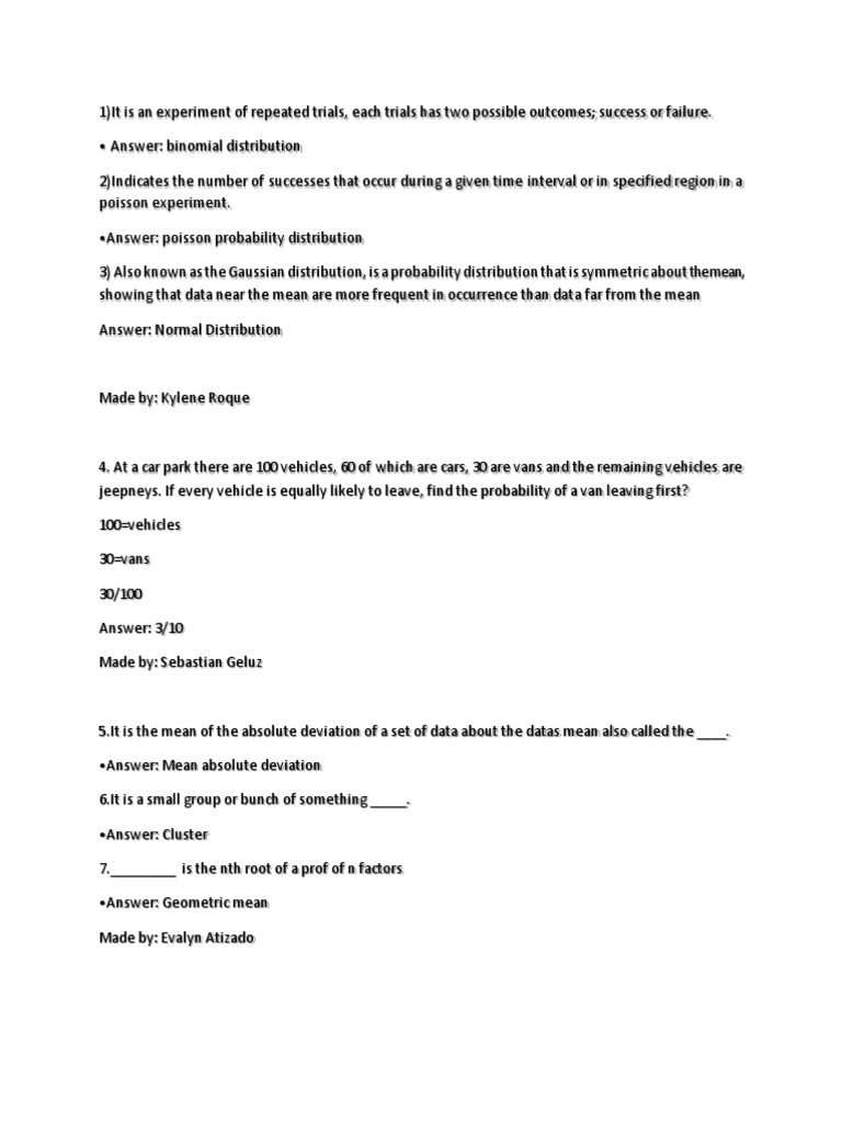 Key Probability Distributions Explained | PDF | Teaching Methods ...