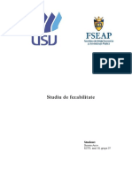 Studiu de fezabilitate