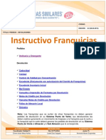 Instructivo Franquicias Versión 2.148