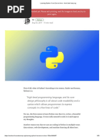 Learning Python - From Zero To Hero