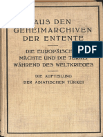 ADAMOW E.die Europaischen Machte Und Die Turkei Die Aufteilung Der Asiatishen Tourkei 1932