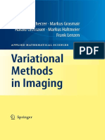 (Applied Mathematical Sciences 167) Otmar Scherzer, Markus Grasmair, Harald Grossauer, Markus Haltmeier, Frank Lenzen (Auth.) - Variational Methods in imaging-Springer-Verlag New York (2009)