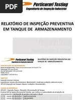 RELATÓRIO DE INSPEÇÃO PREVENTIVA