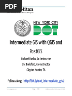 Intermediate GIS With QGIS and PostGIS - Workbook