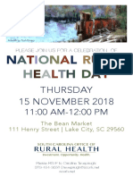 National Rural Health Day 2018 