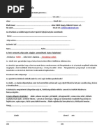 Foglalo Minta | PDF