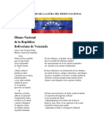 SIGNIFICADO DE LA LETRA DEL HIMNO NACIONALenero 2020 Sergio