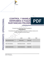 Control y Manejo de Derrames