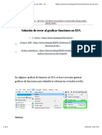 Solución de Error Al Graficar Funciones en IDA