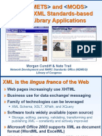 Using and To Create XML Standards-Based Digital Library Applications