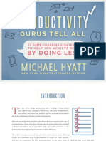 Free To Focus - Productivity Gurus Tell All PDF