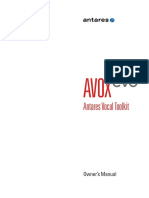 AVOX Evo Manual PDF