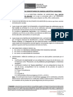 Requisitos para Solicitud Tramite Adopcion Nacional - Peru