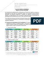 Plan de Reinicio Academico 2020 Evaluacion Del Estuindate Ajustado