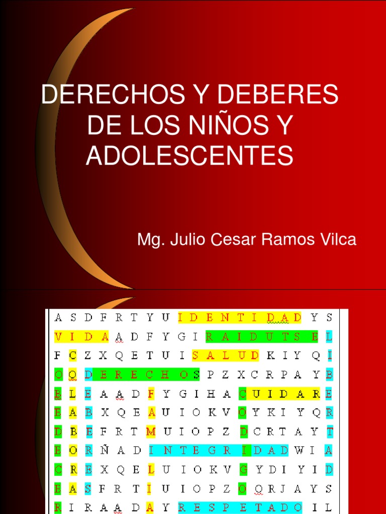 Codigo Del Niño y Adolescente | PDF | Derechos de los niños | Adolescencia