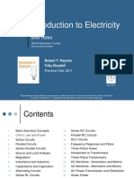 Introduction to Electricity concepts and circuits