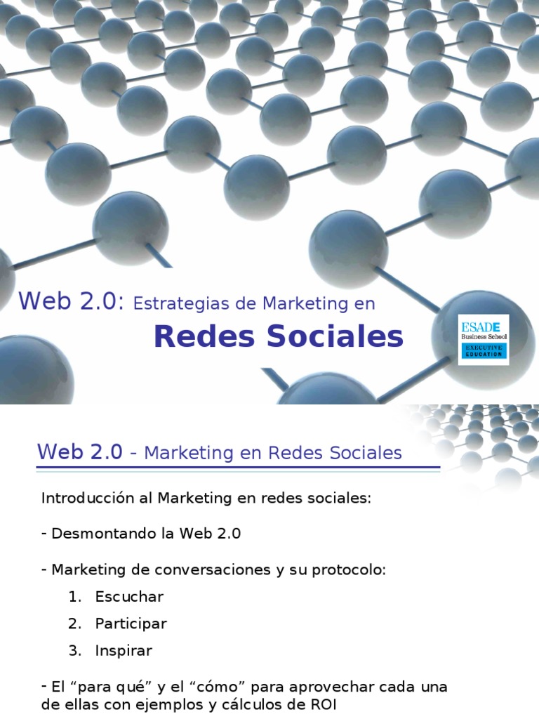 Estrategias de Marketing en Redes Sociales PDF | PDF | Cadena de valor ...