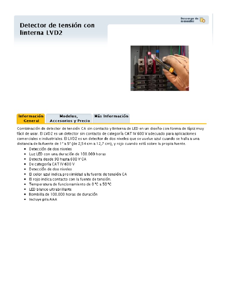 Fluke lvd2 PDF | PDF