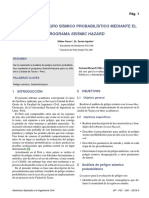 Análisis de peligro sísmico probabilístico mediante SeismicHazard