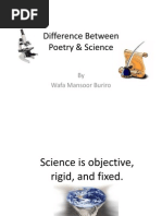 Difference Between Poetry and Science