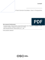 Political Transition in Post Colonial Societies PDF