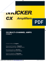4-Channel Class D Audio Amplifier CX300