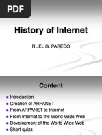 History of Internet