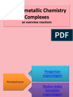 Reaksi-Reaksi Pada Senyawa Organologam