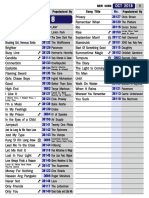 TJ MEdia Song List TKR304p - 2018 October