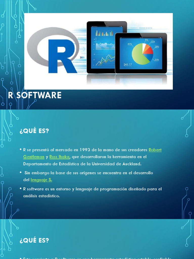 R Software | PDF | Lenguaje de programación | Software
