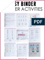 6 - Busy Binder - Number Activities